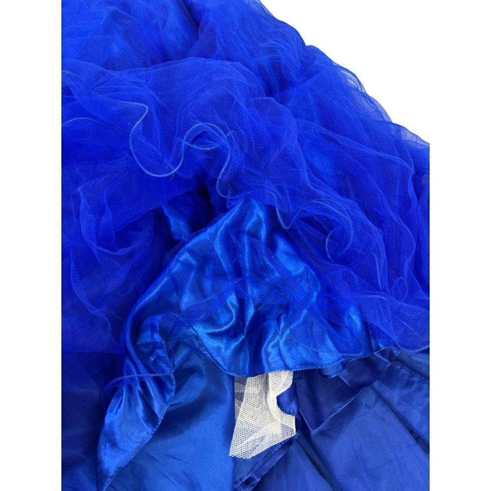 Let's Royal Blue & Gold Long Dress - Picture 11 of 12
